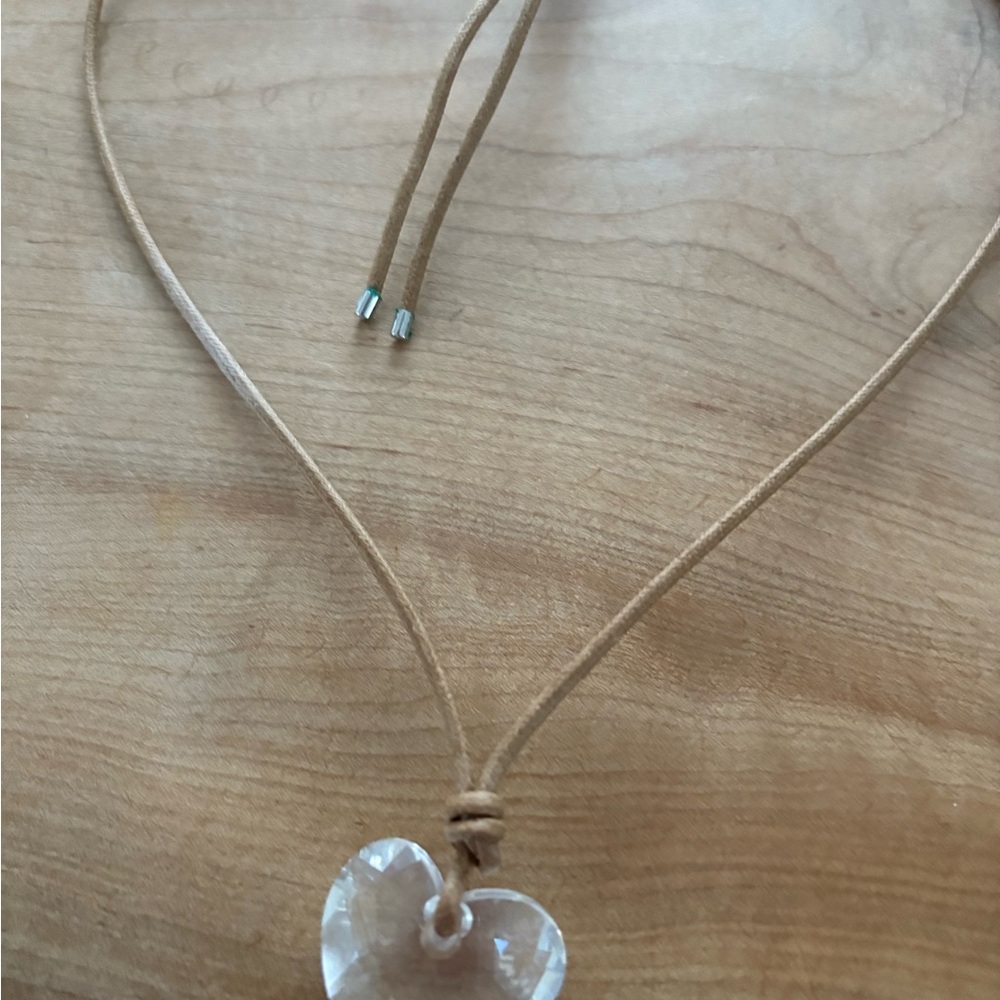 Crystal Heart Pendant Necklace - Picture 4 of 4